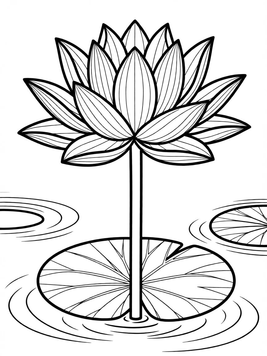 An Egyptian lotus flower