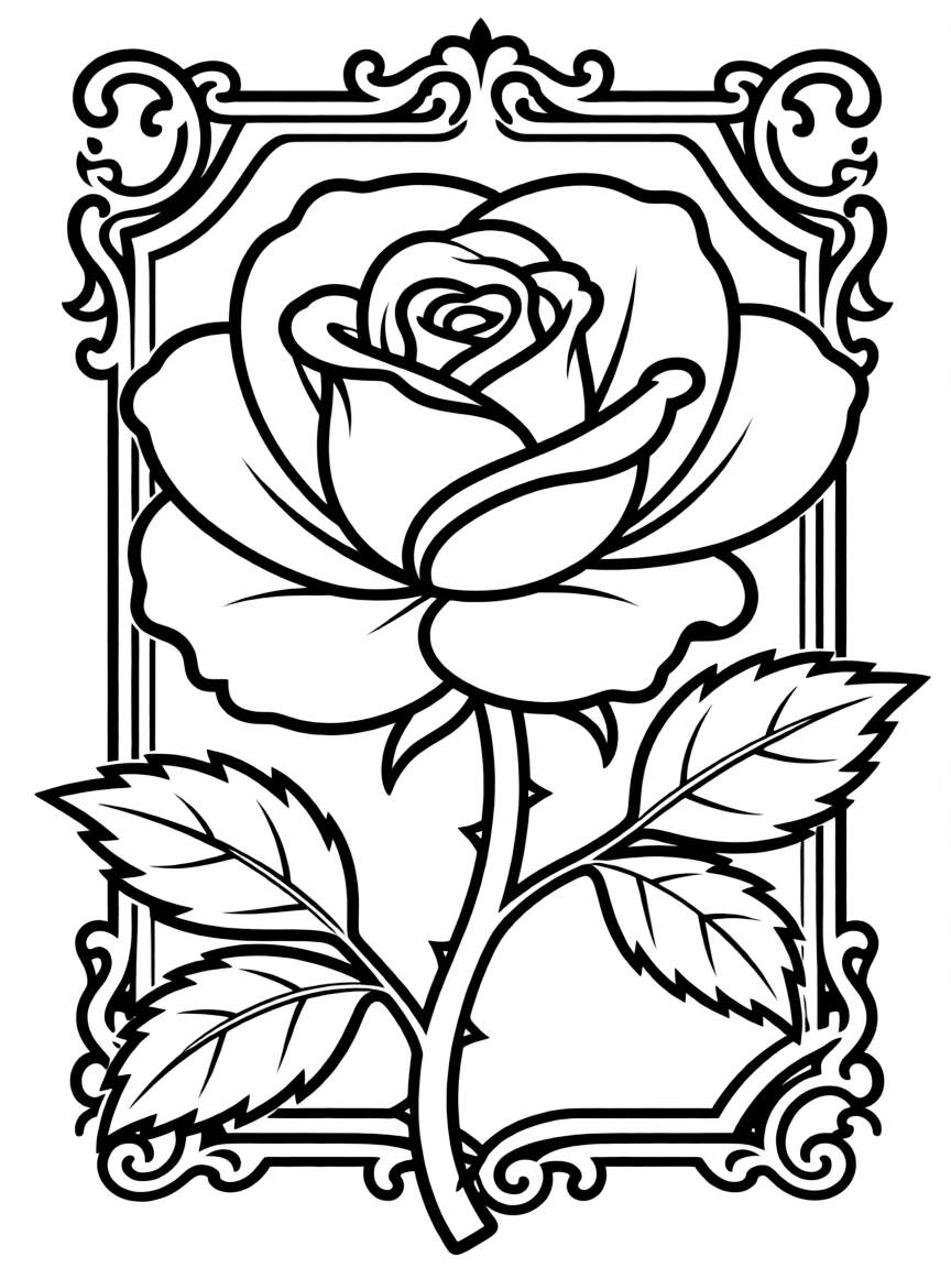 A medieval rose