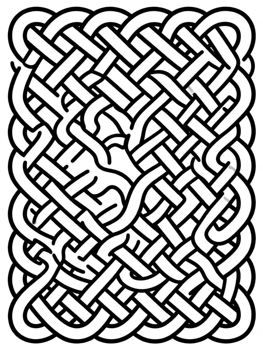 A Viking knotwork