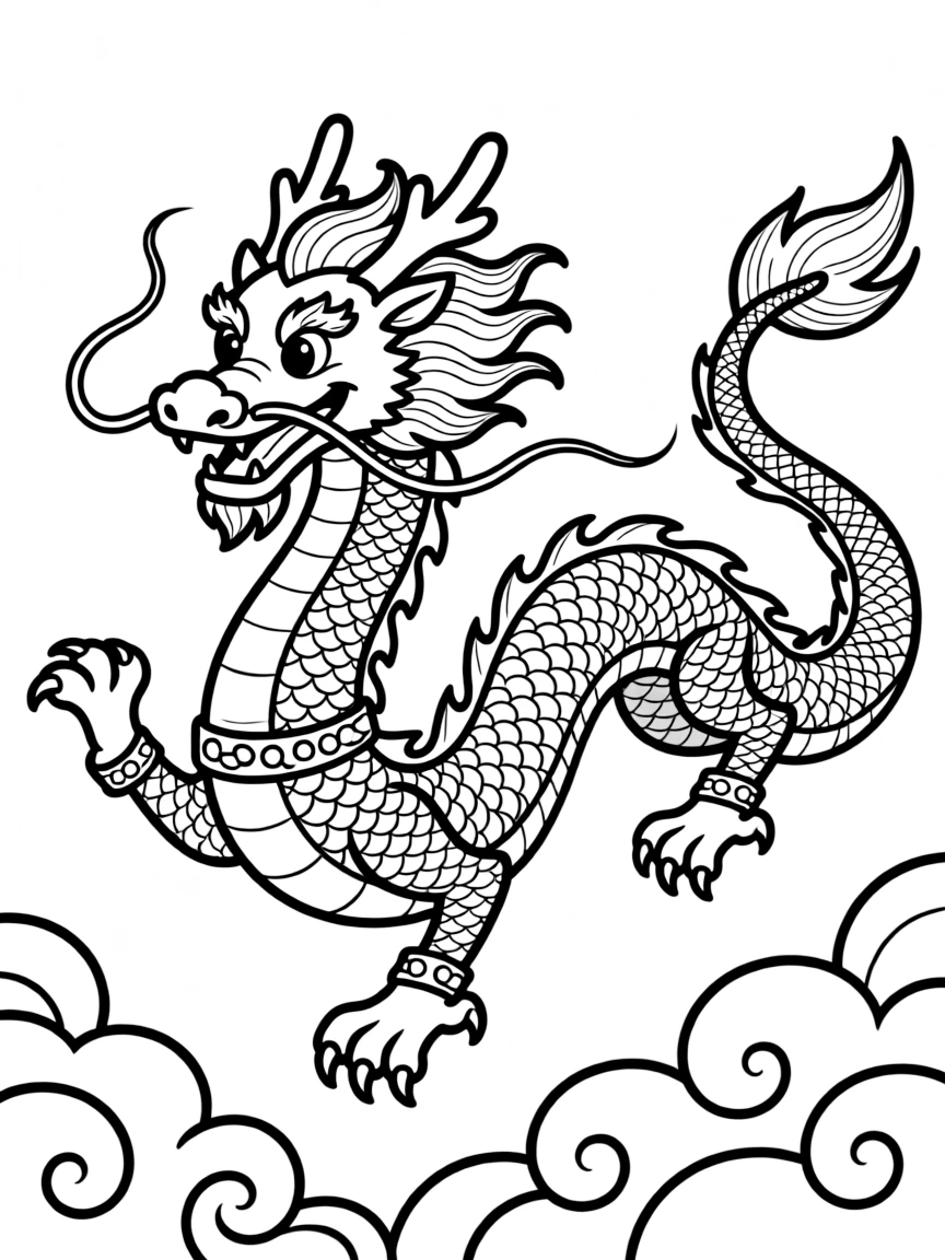A Chinese dragon