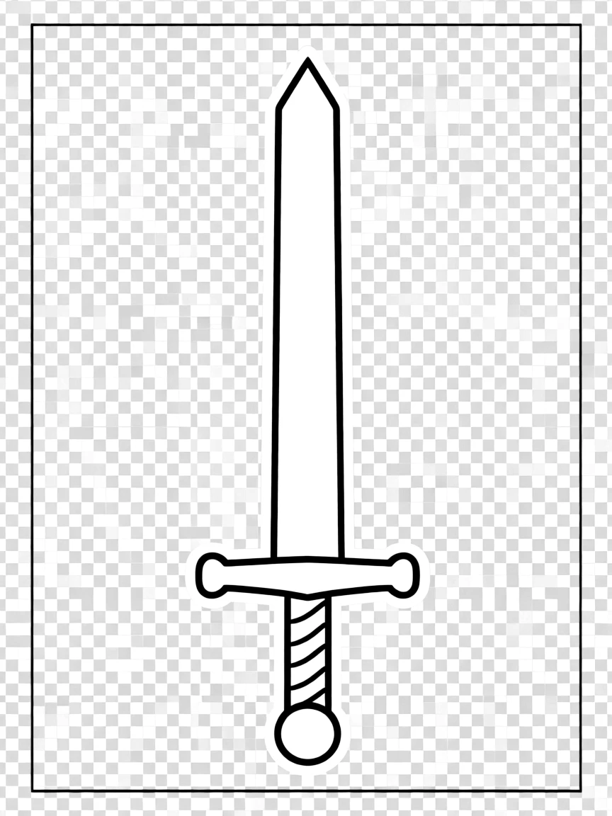 A knight's sword
