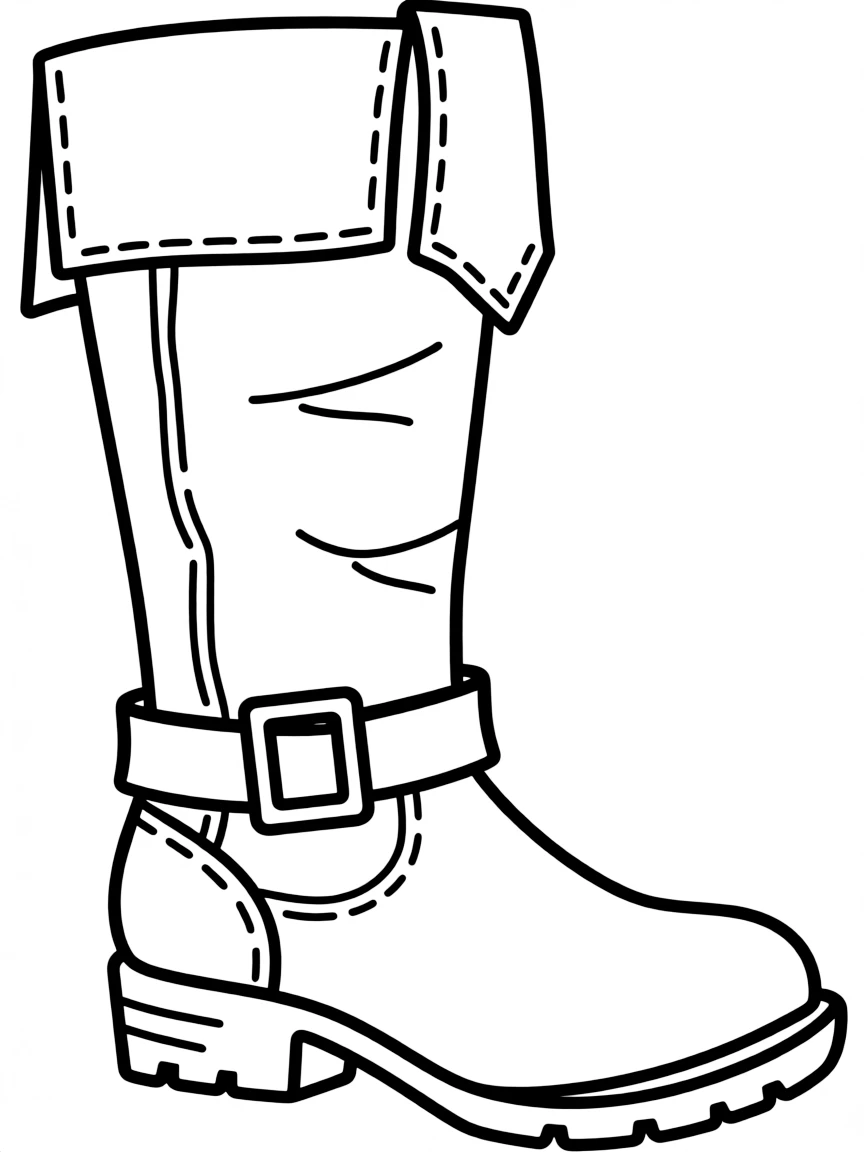 A medieval boot