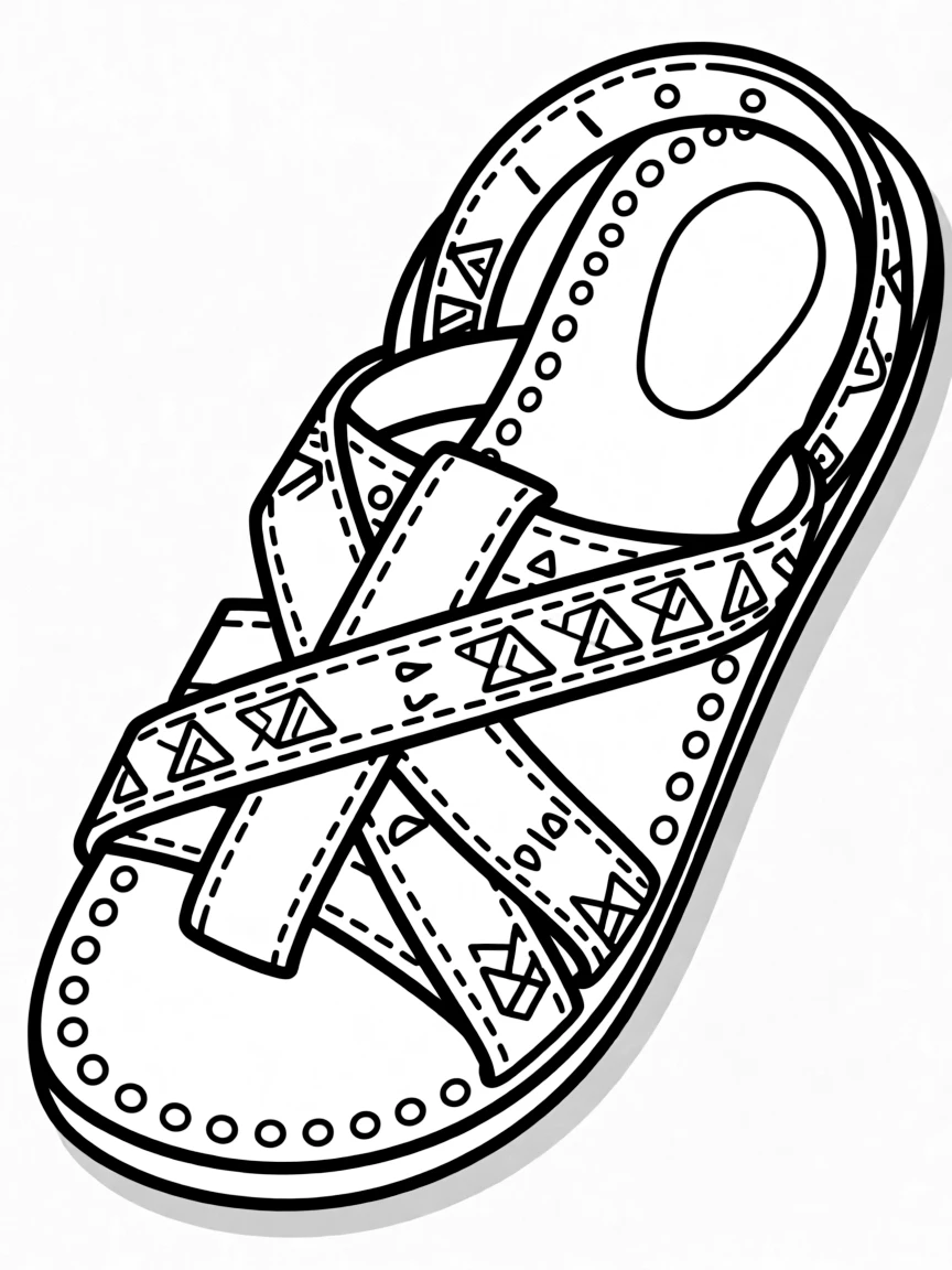 An Aztec sandal