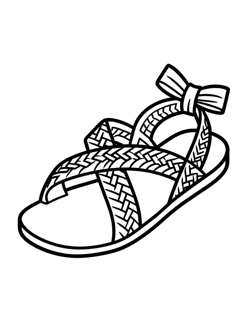 A Mayan sandal