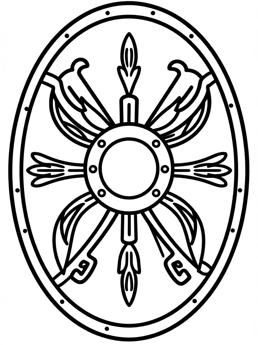 A Roman shield