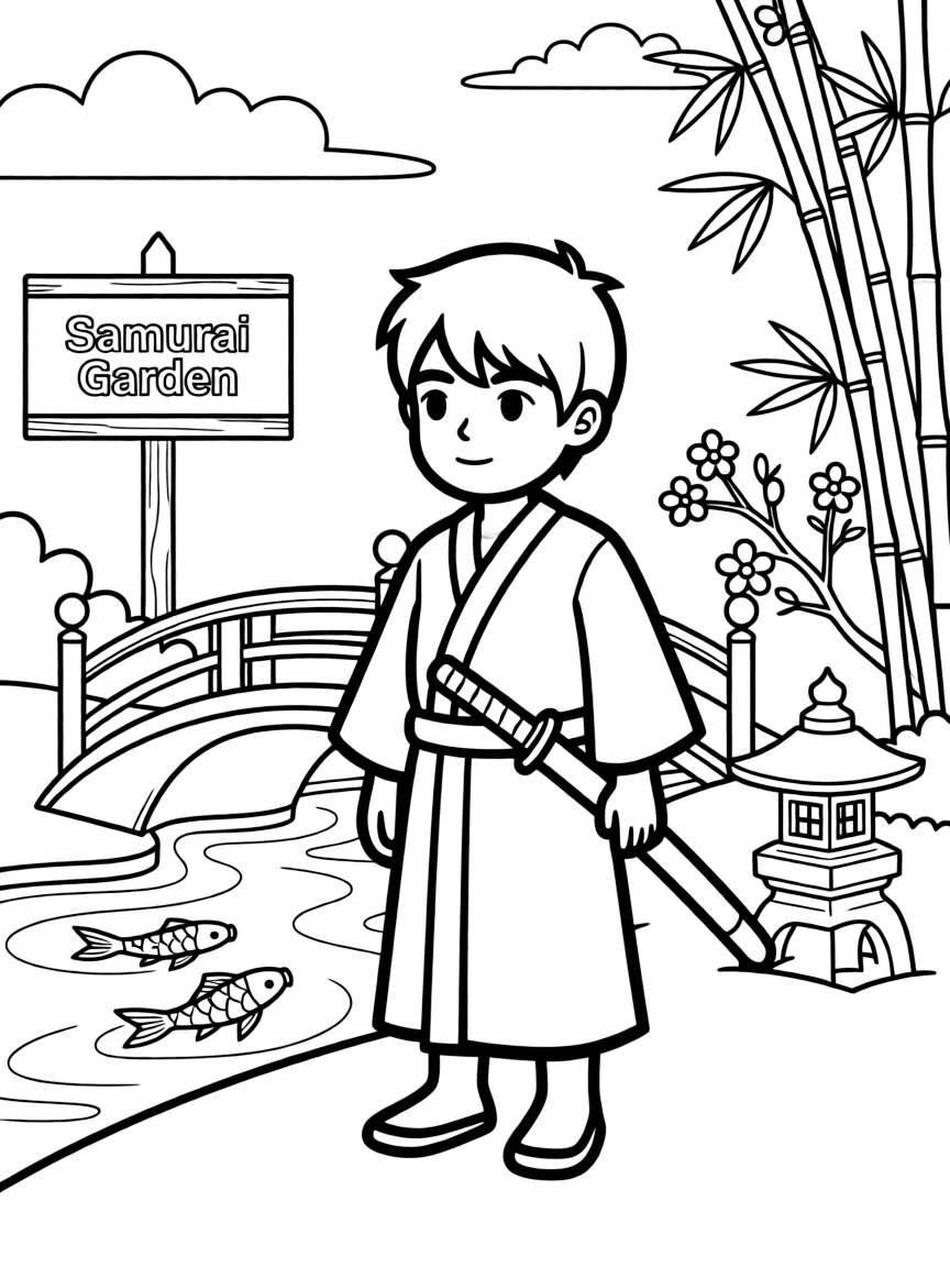 A samurai garden