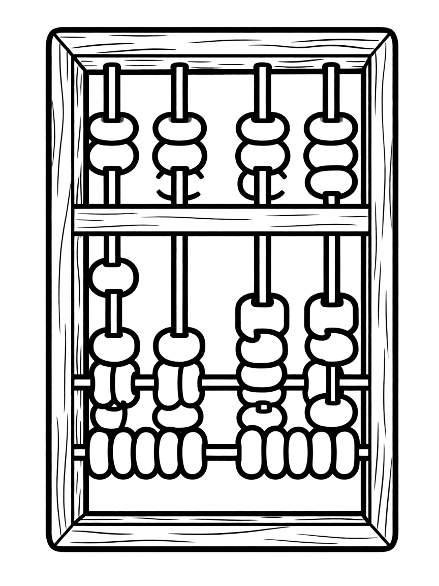 A Chinese abacus