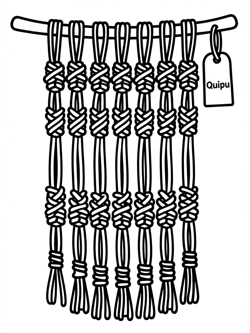 An Inca quipu