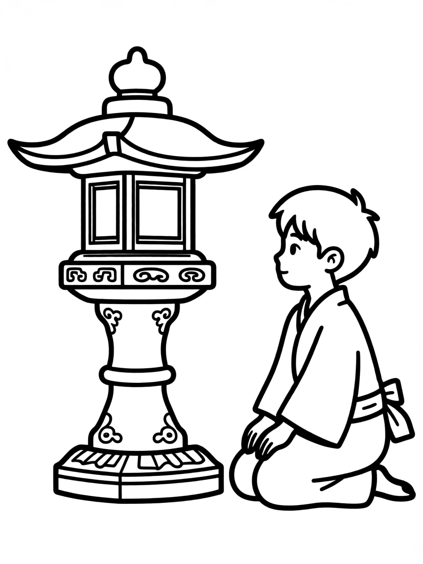 A samurai lantern