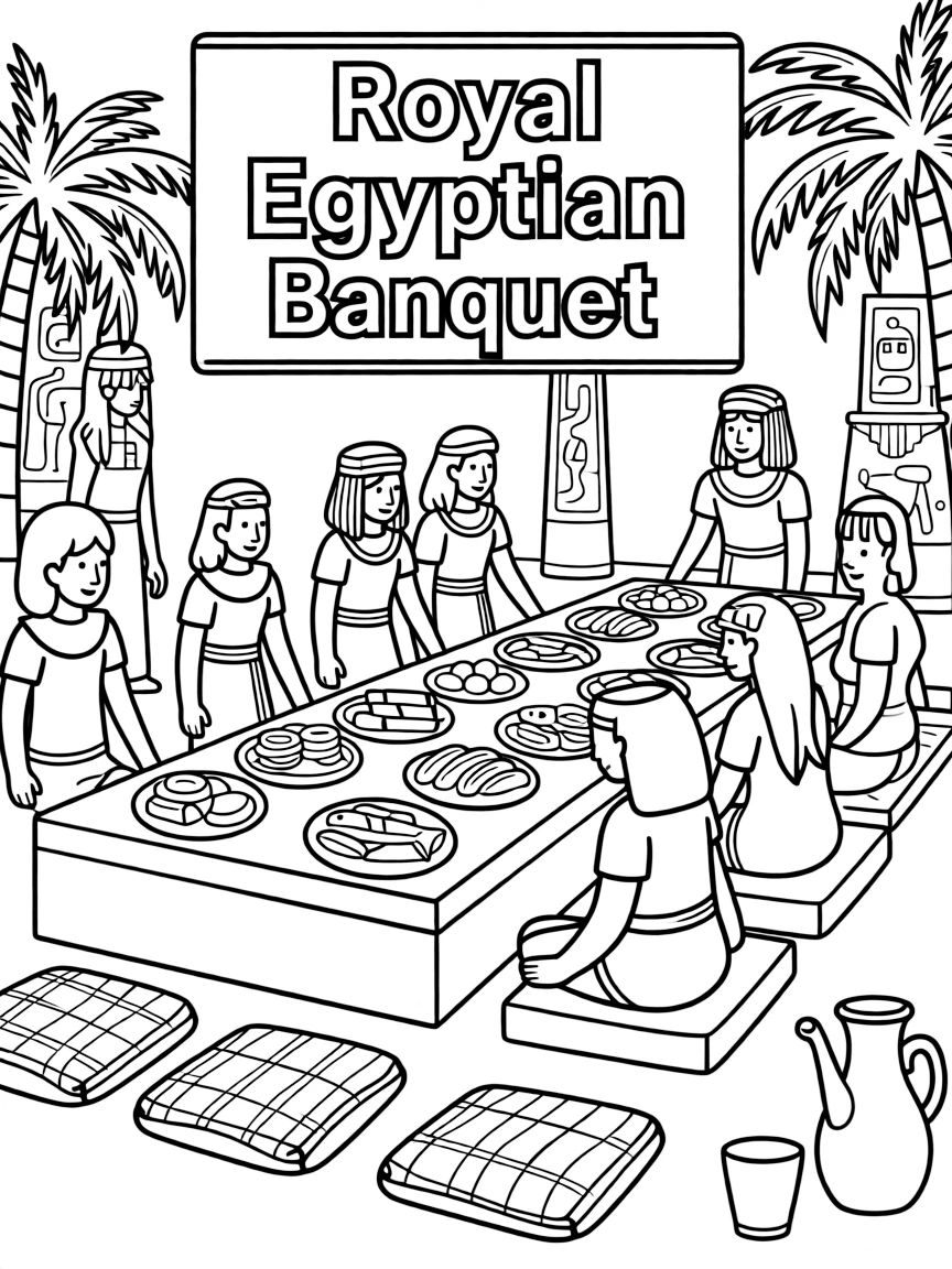 An Egyptian banquet