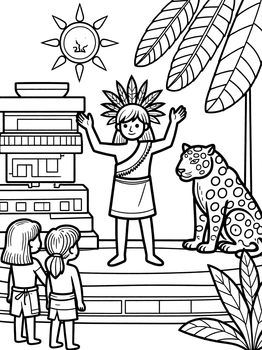 An Aztec ritual
