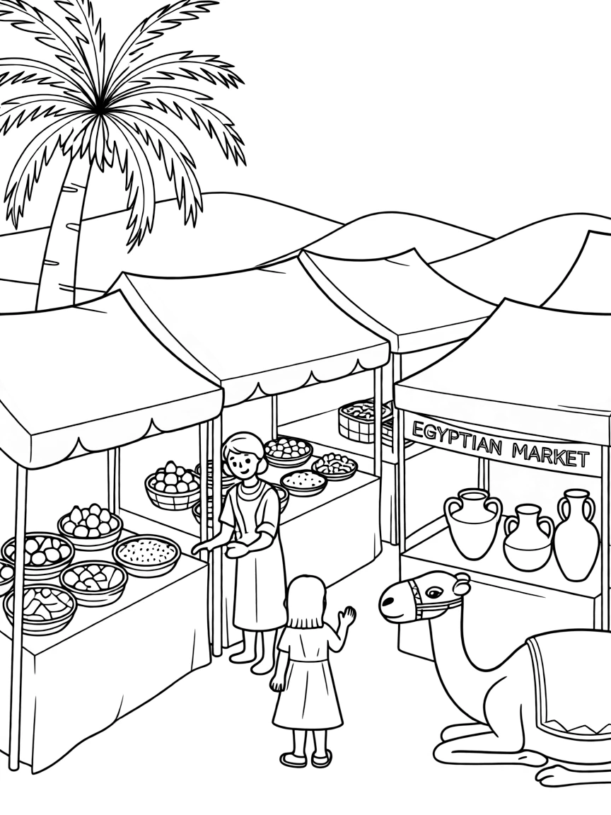 An Egyptian market