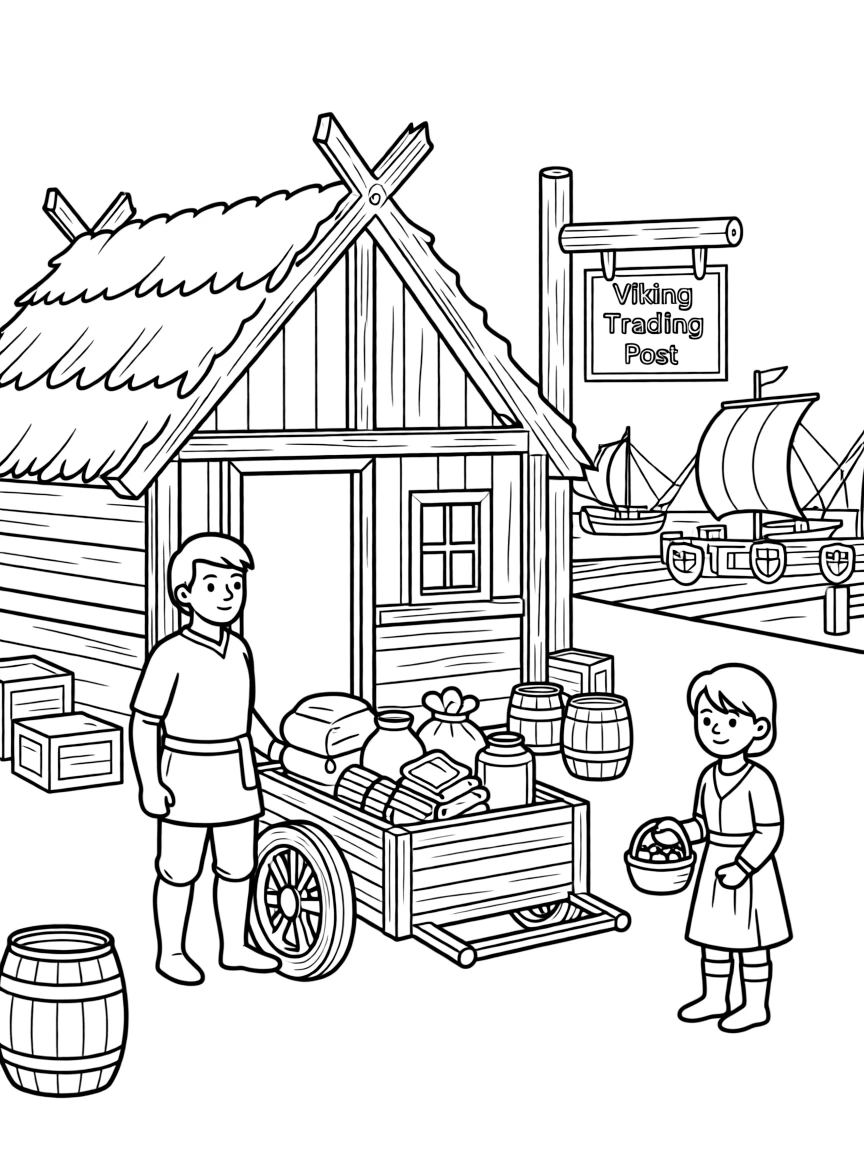 A Viking trading post