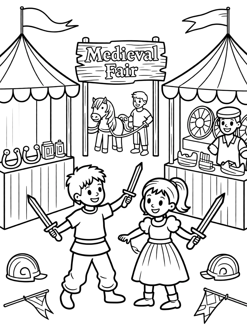 A medieval fair