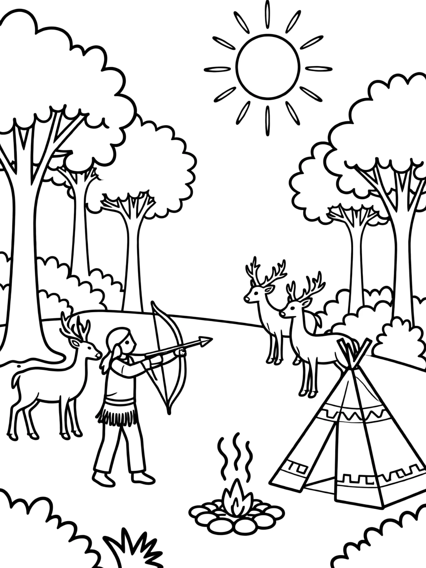 A Native American hunting ground
