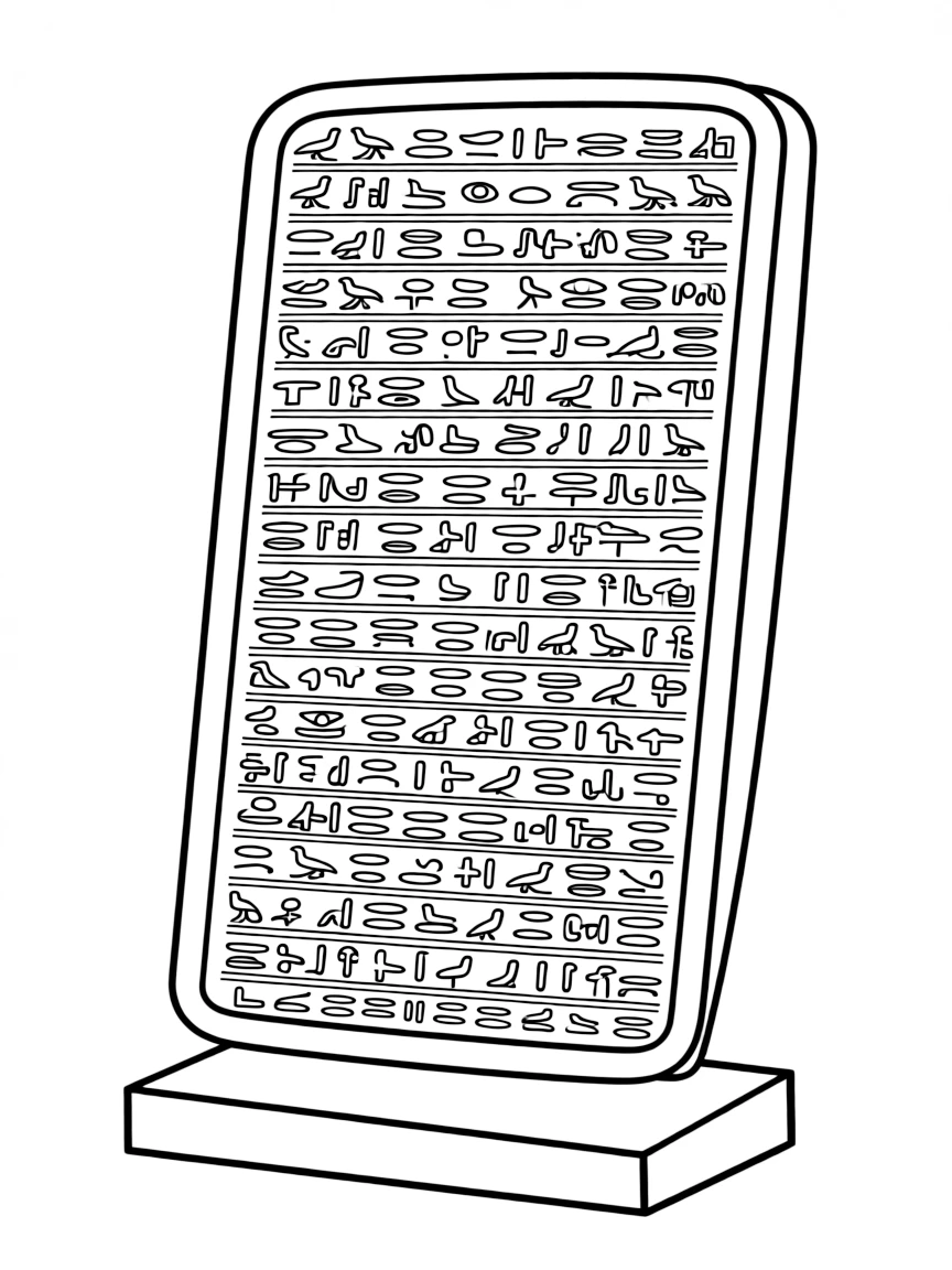An Egyptian tablet