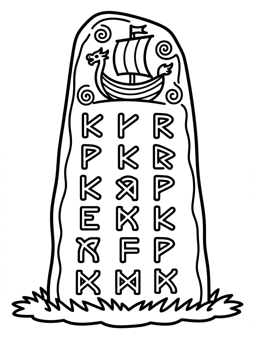 A Viking runestone