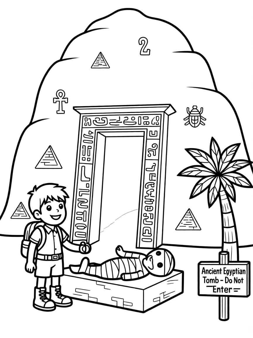 An Egyptian tomb