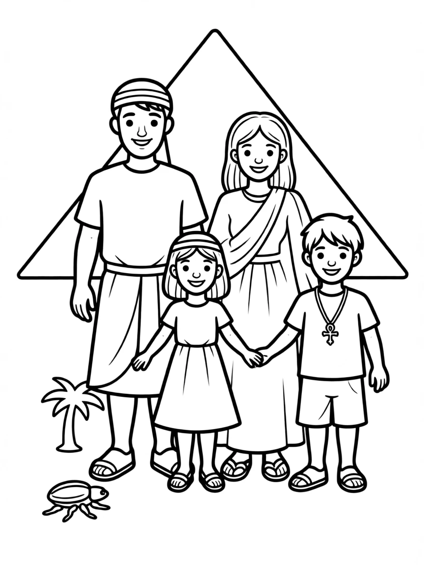 An Egyptian family