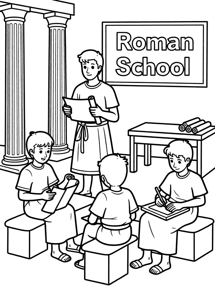 A Roman school