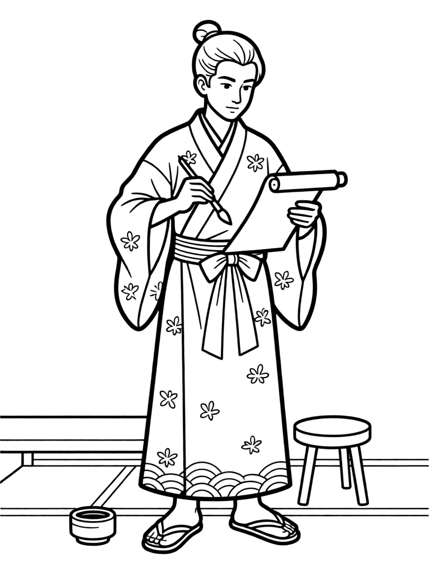 A samurai poet
