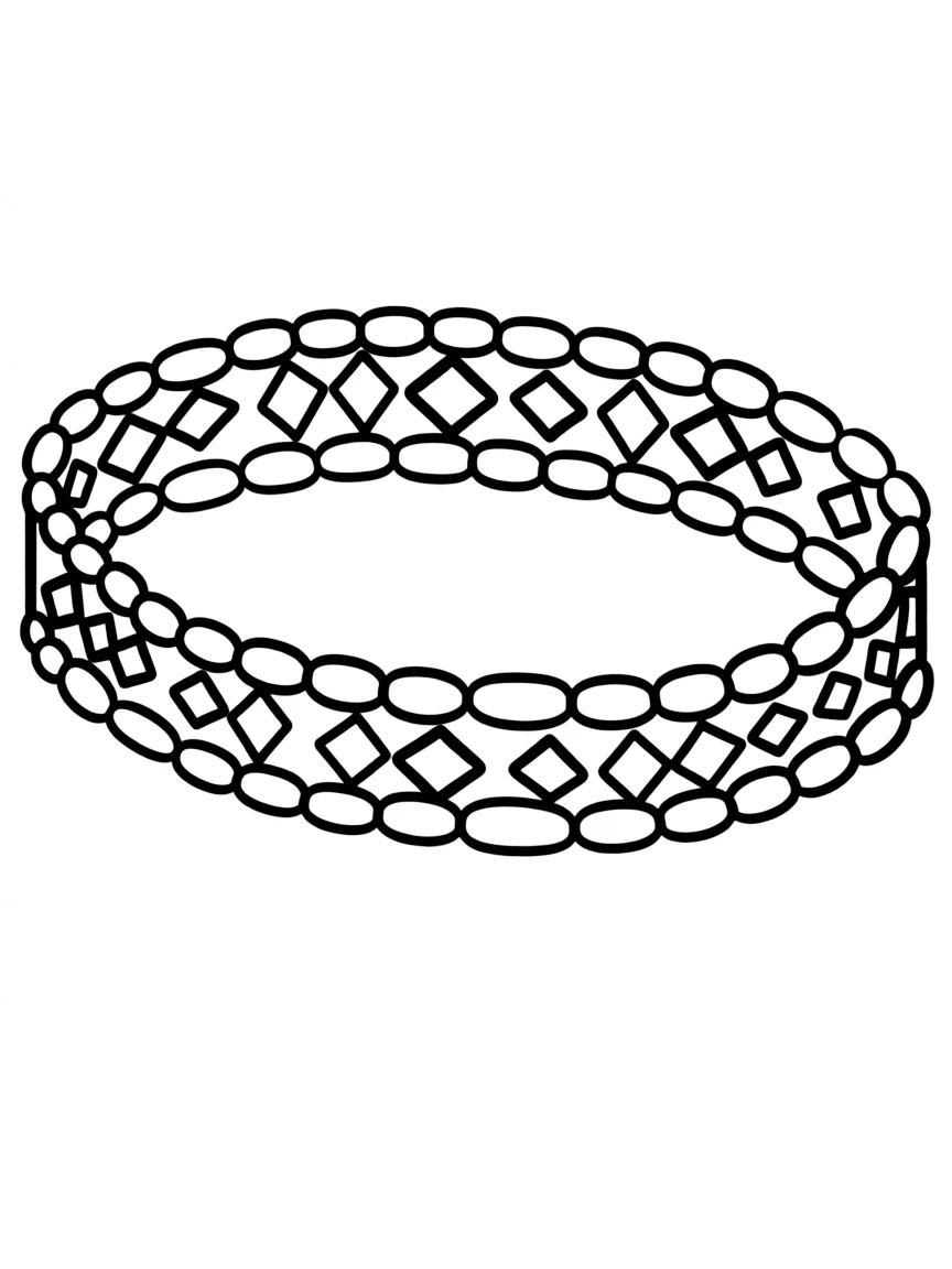 A Native American wampum