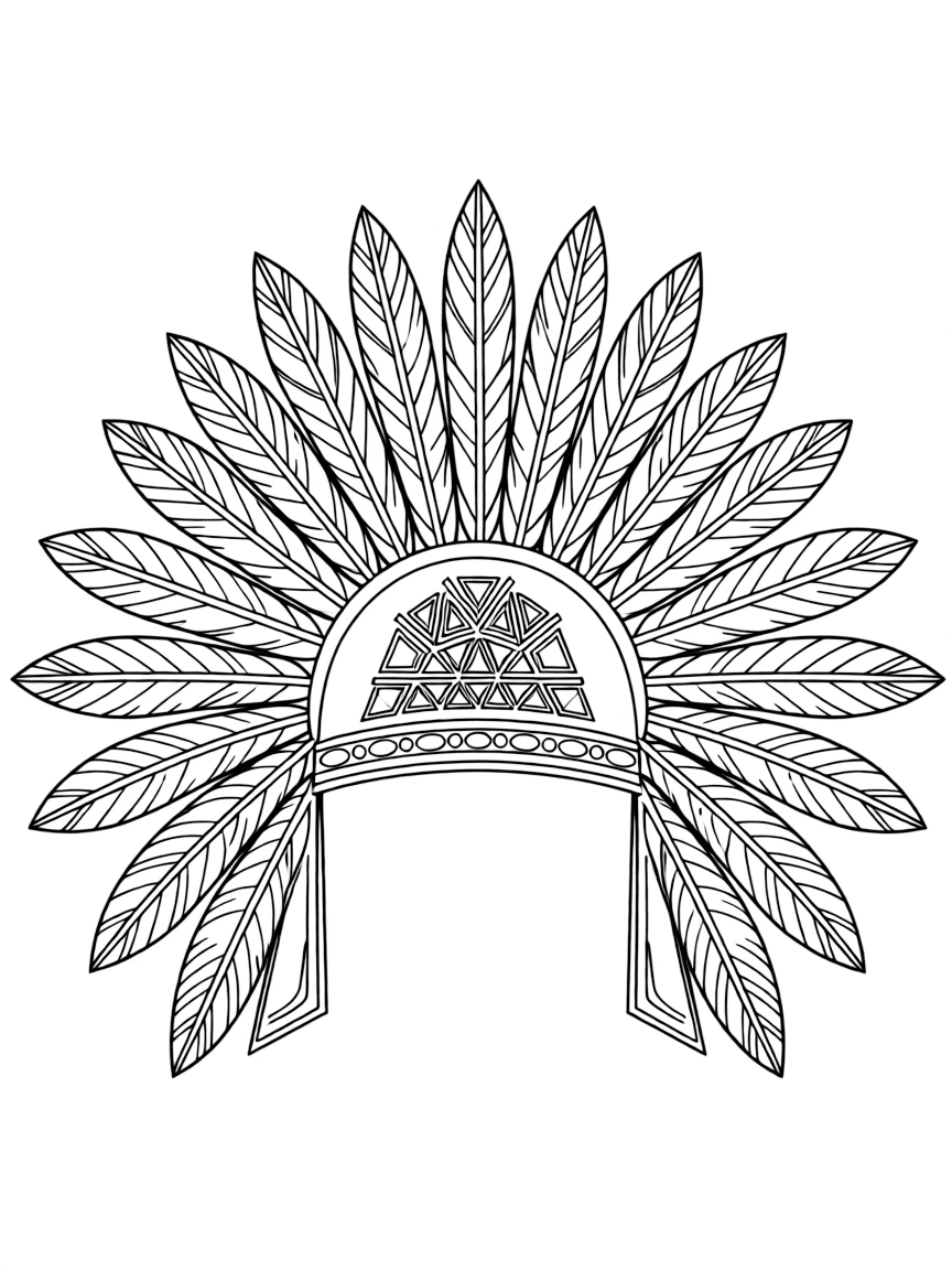 An Inca royal headdress