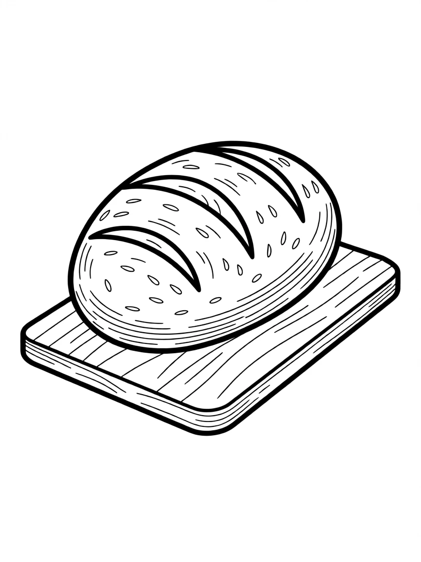 A medieval loaf of bread
