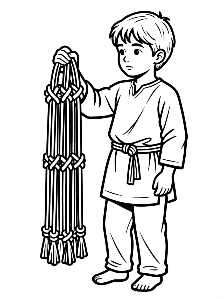 An Inca quipu record keeper