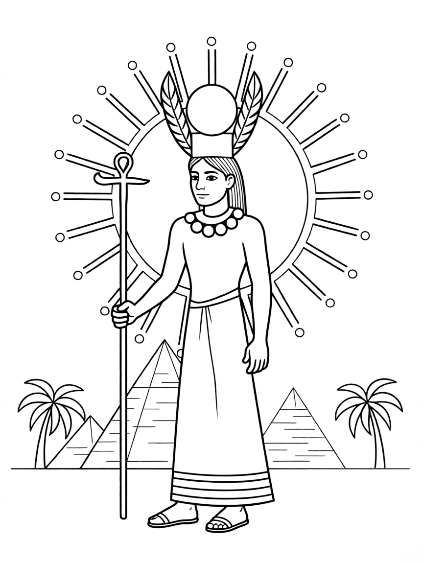 An Egyptian god Ra