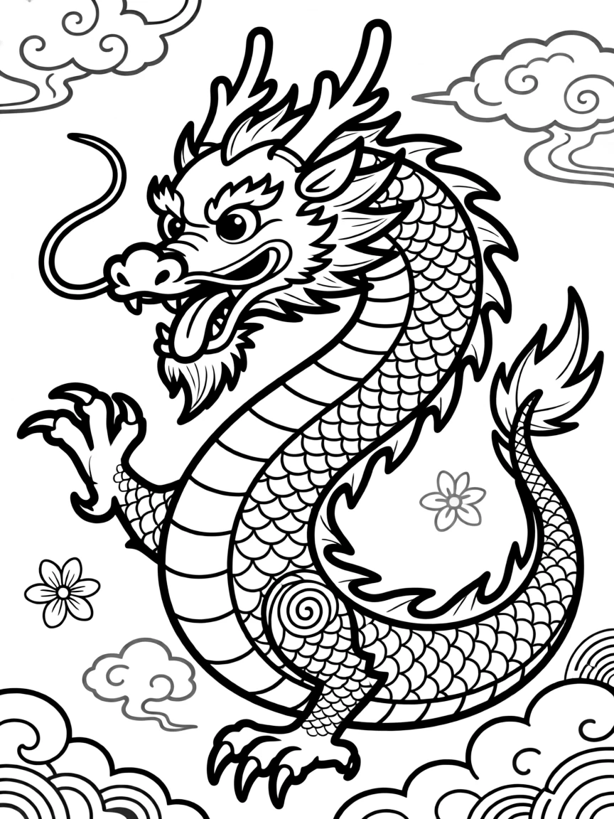 A Chinese dragon