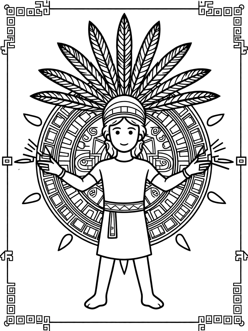 An Inca sun god