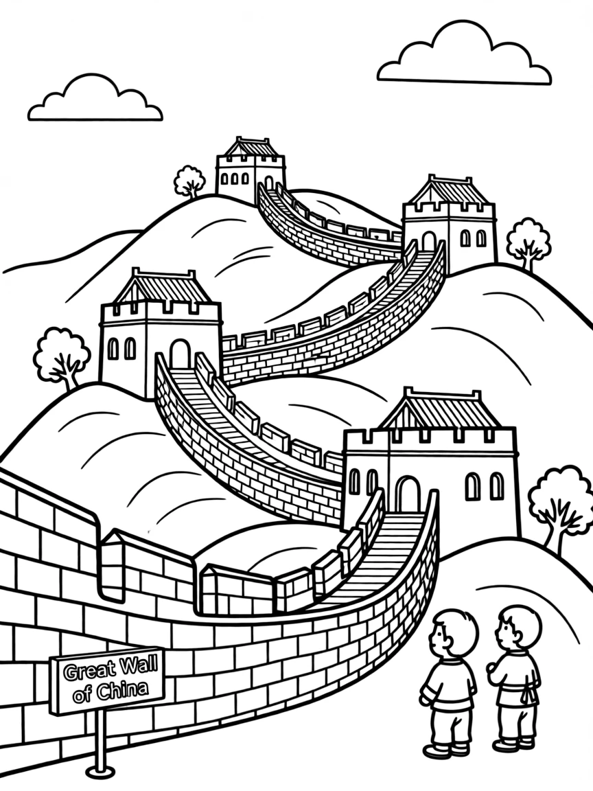 A Chinese Great Wall stretching