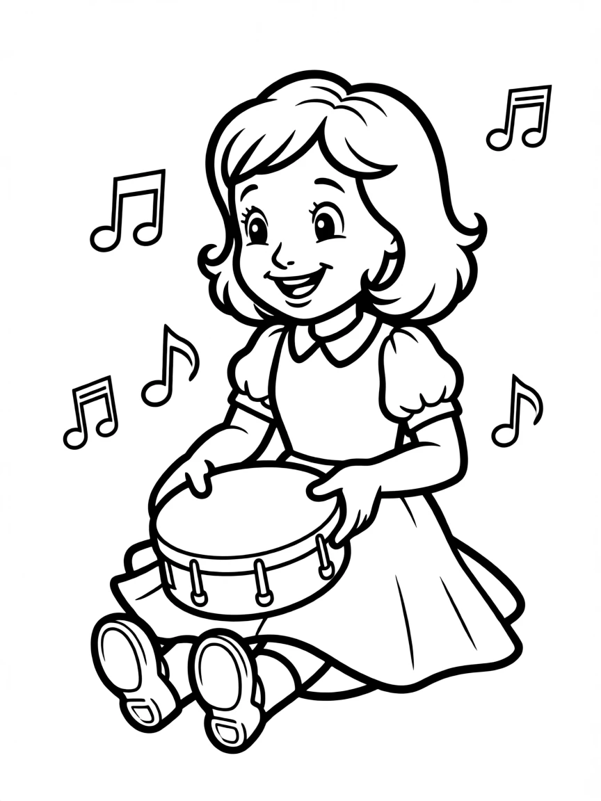 (Daniel Tiger TV show) Miss Elaina playing music.