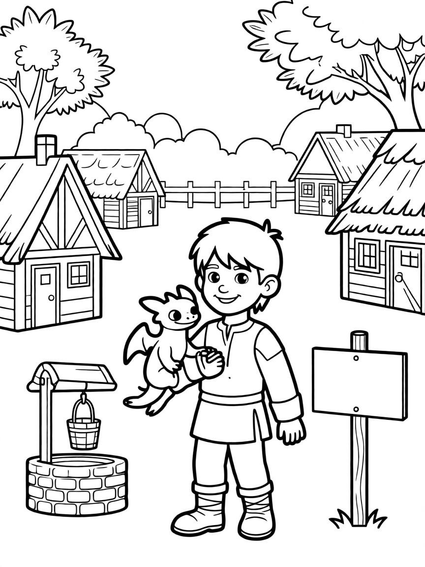 (characters in "How to Train Your Dragon") Berk village.