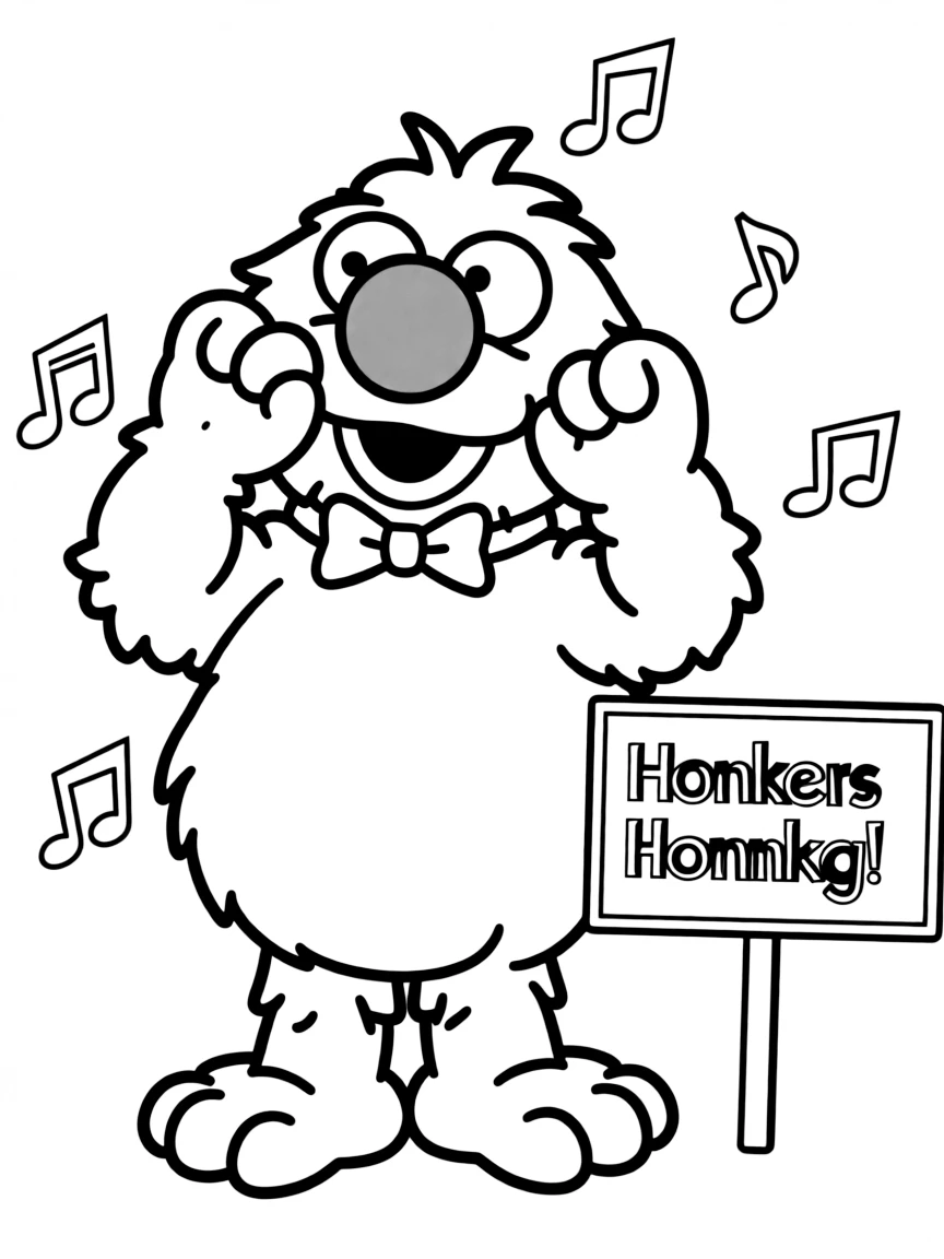 (Sesame Street) Honkers honking.