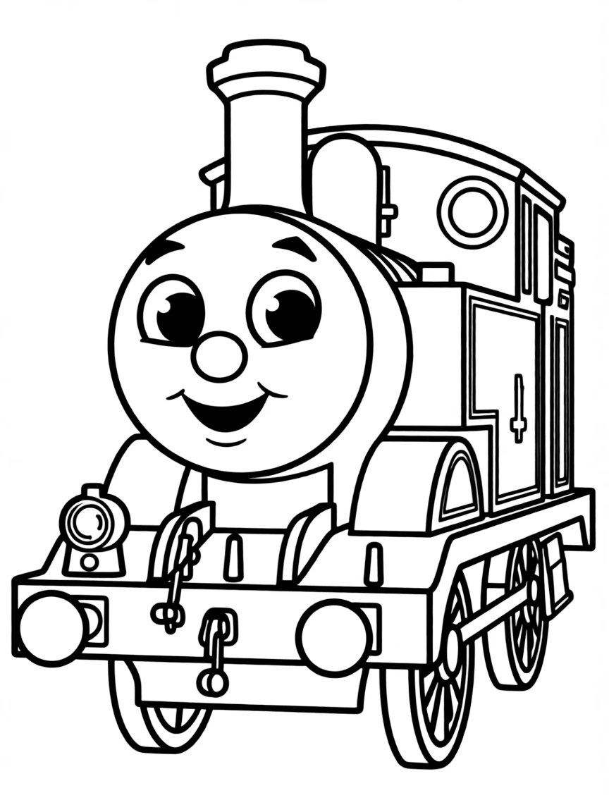 (Thomas & Friends TV show) Toby ringing his bell.