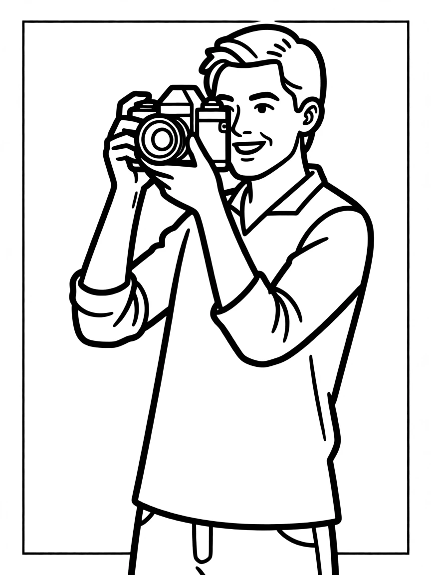 A photographer with a camera.