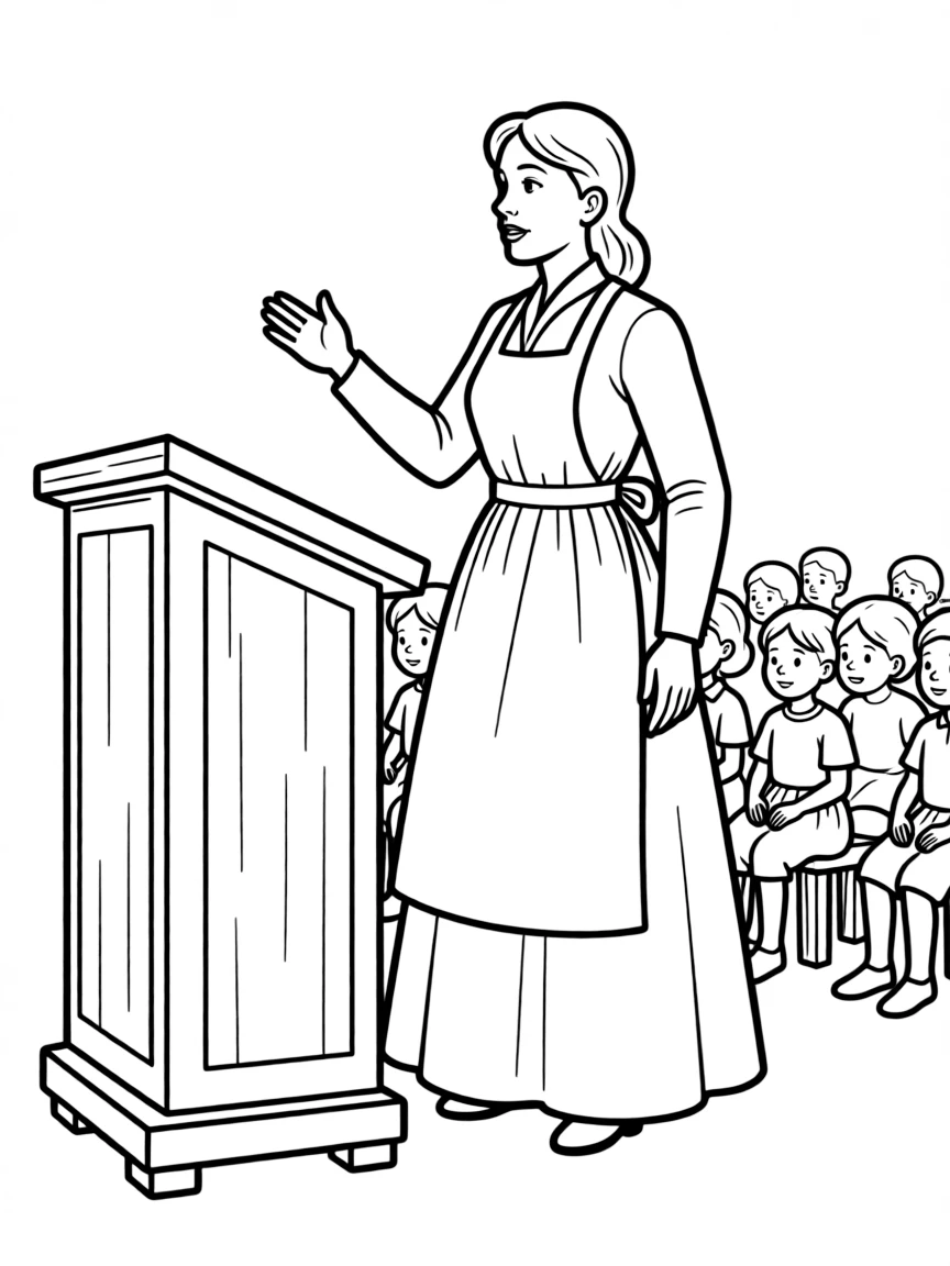 Sojourner Truth speaking.