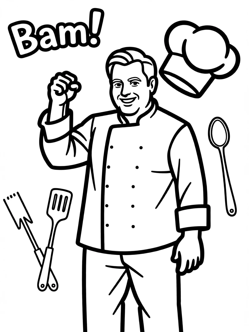 Emeril Lagasse saying "Bam!"