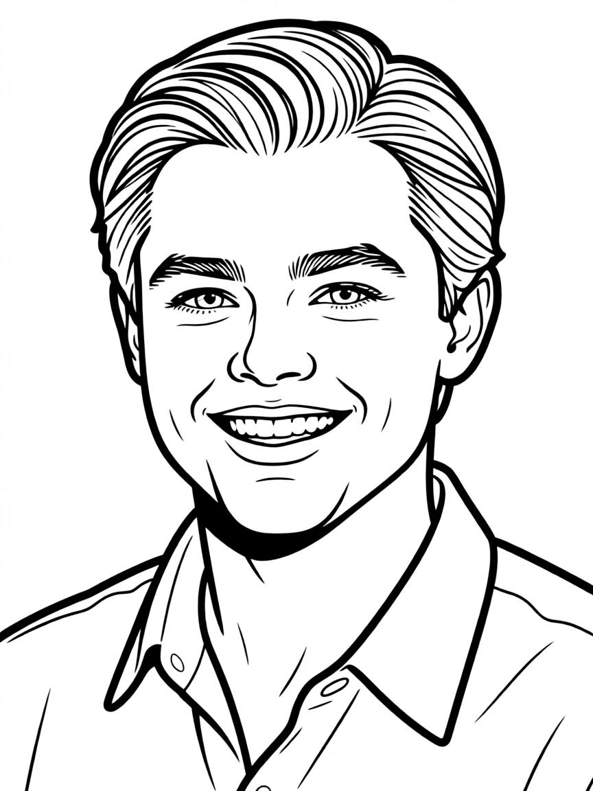 Leonardo DiCaprio smiling.