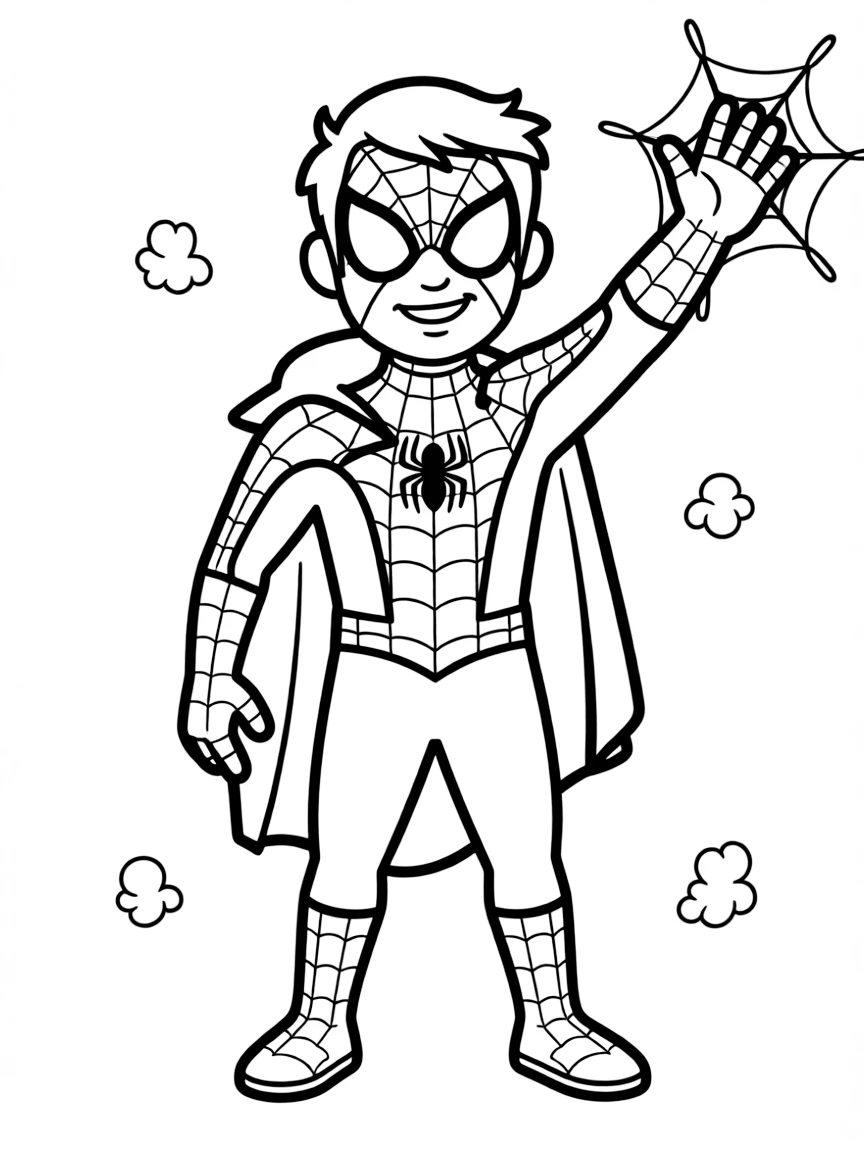 Tom Holland as Spider-Man.