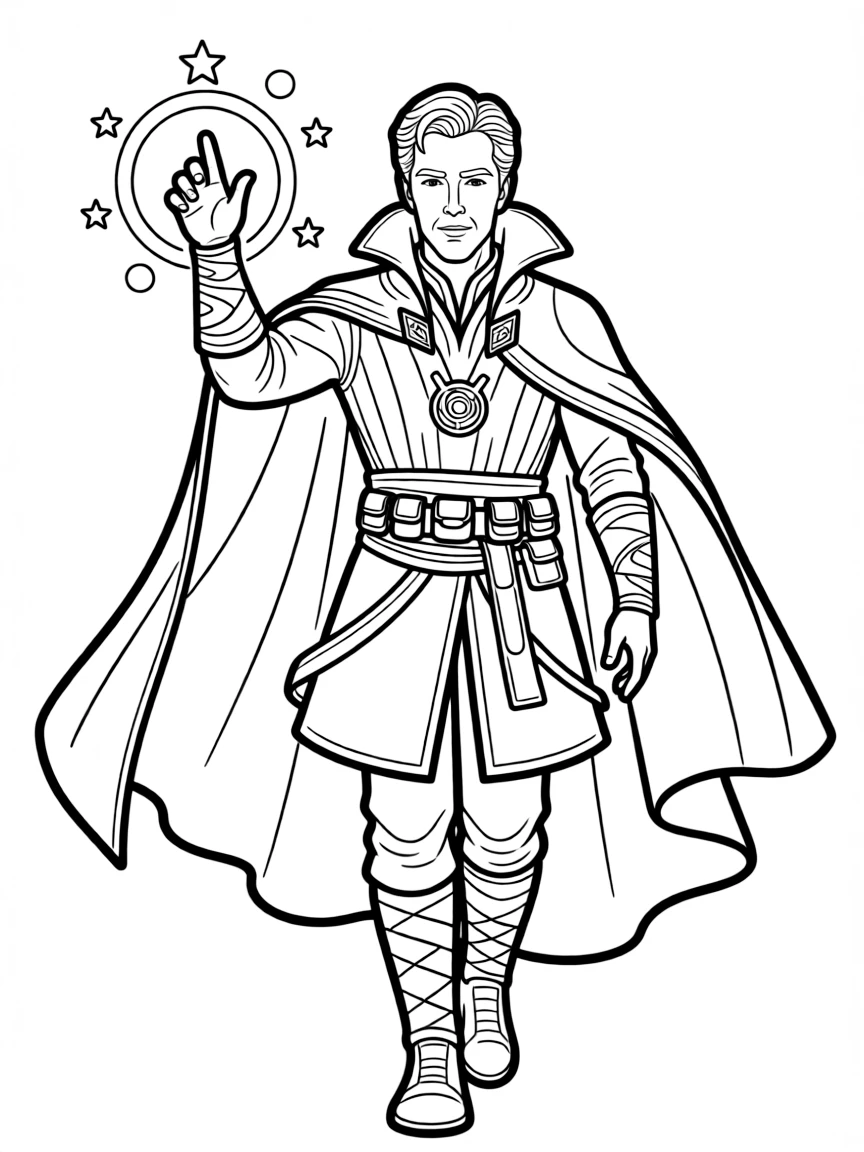 Benedict Cumberbatch as Doctor Strange.