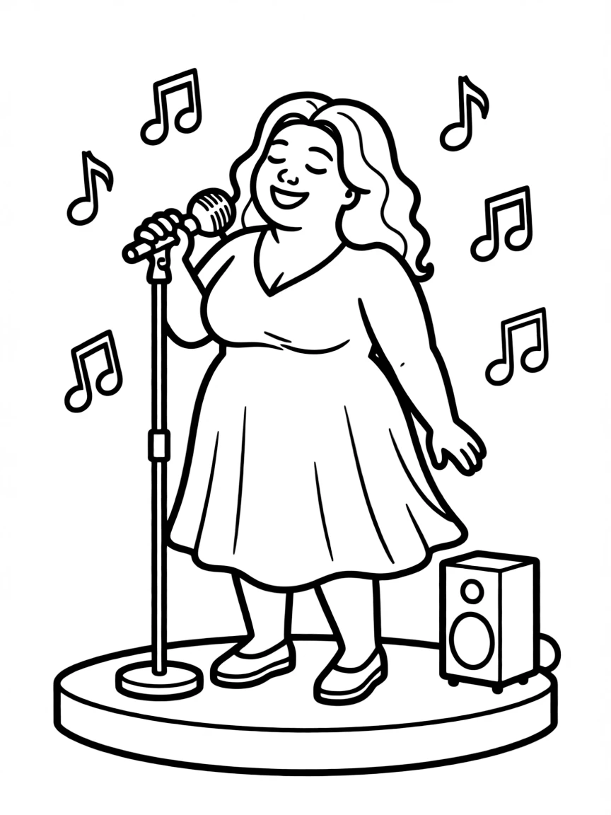 Lizzo singing.