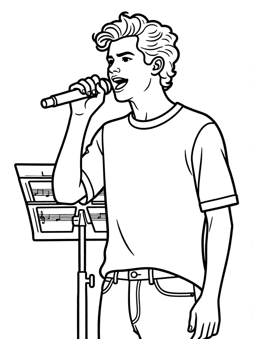 Shawn Mendes singing.