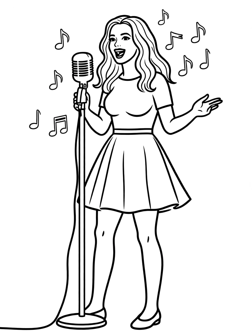 Katy Perry singing.