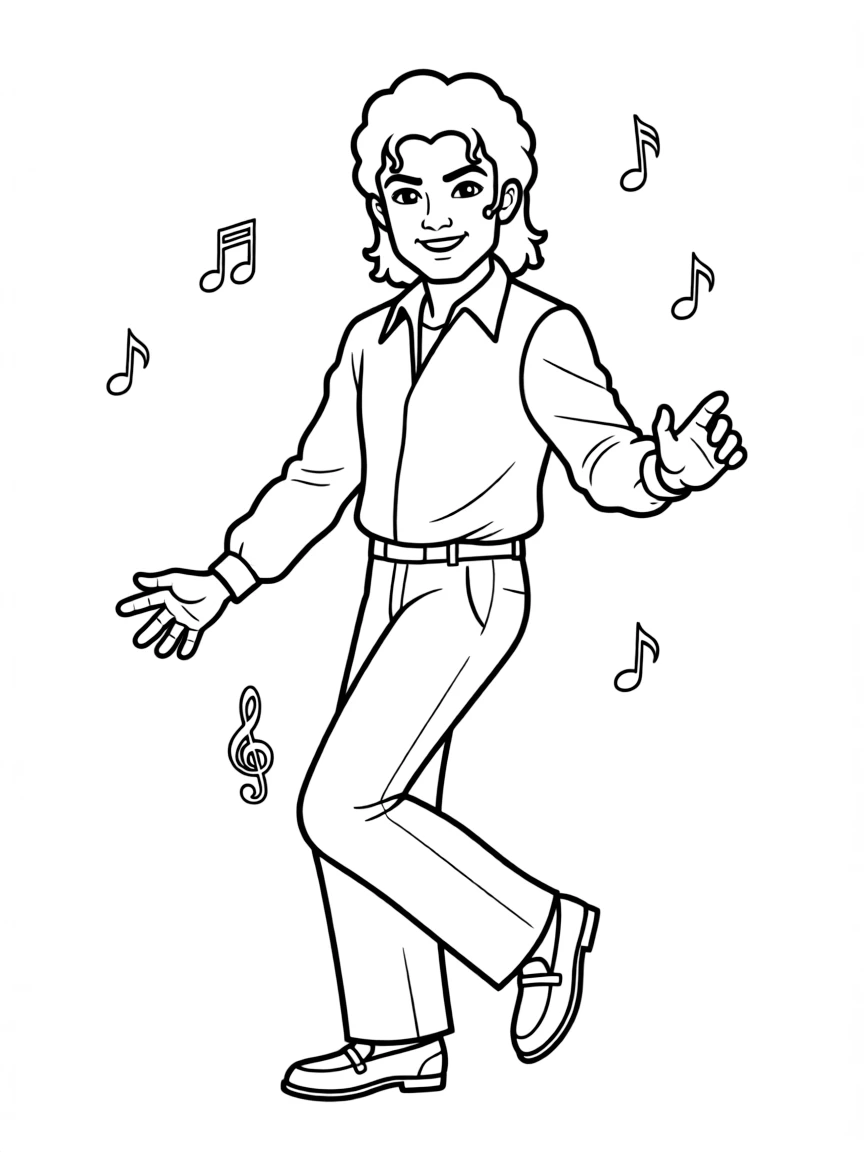 Michael Jackson dancing.