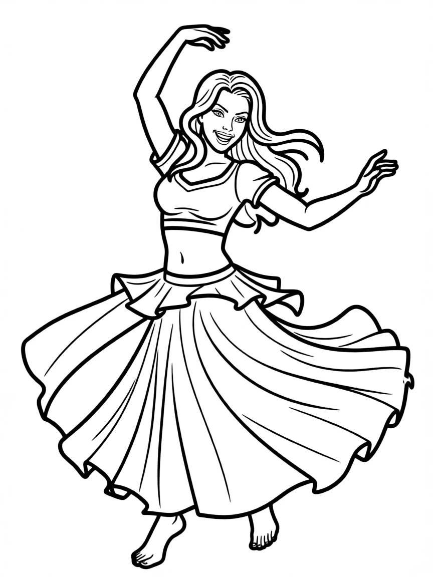 Shakira dancing.