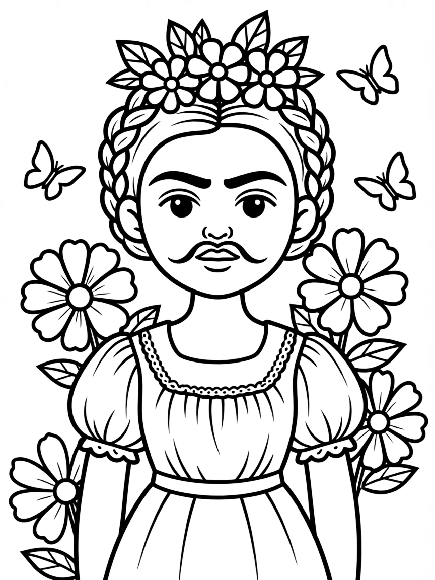 Frida Kahlo painting.
