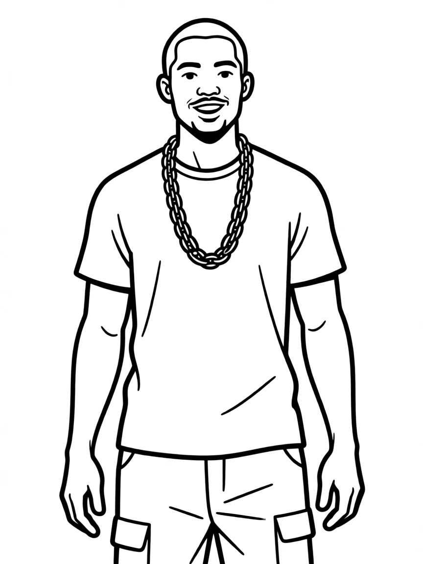 Jay-Z with a gold chain.